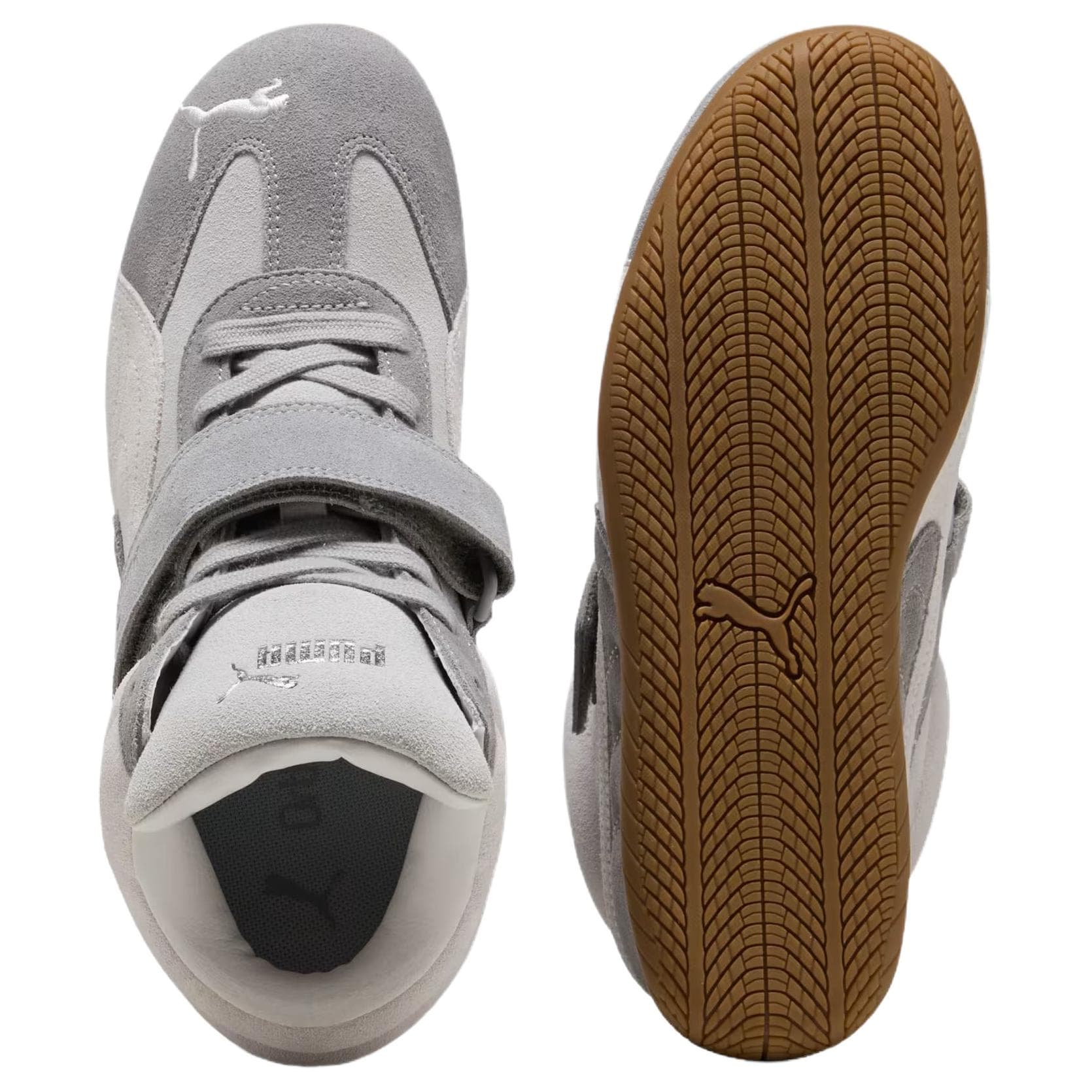 Кроссовки PUMA Speedcat Хай-топы Повседневная обувь Женские Прохладный Светло-серый - изображение 4