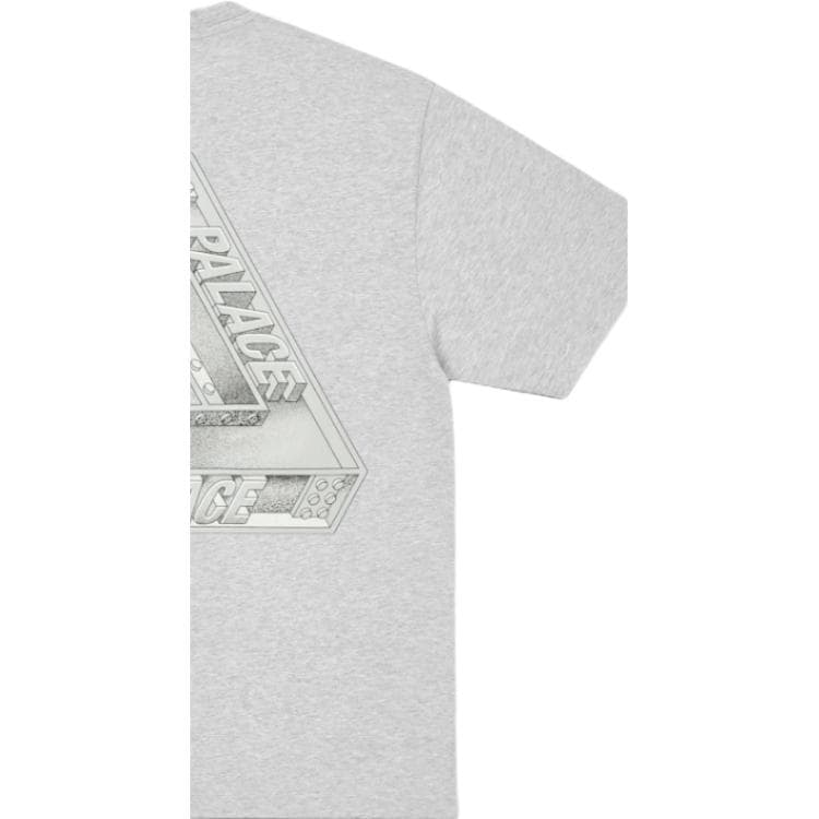 Футболка PALACE SS26 TRI GIRDERS T-SHIRT GREY MARL T - изображение 3