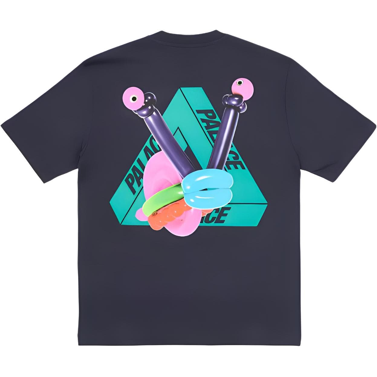 Футболка PALACE 2023 Tri-Twister t-Shirt navy LogoT - изображение 1