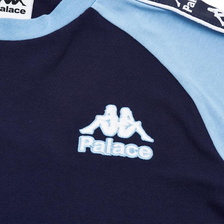 Футболка PALACE x Kappa FW21 Classic Raglan T-shirt Blues LogoT - изображение 5