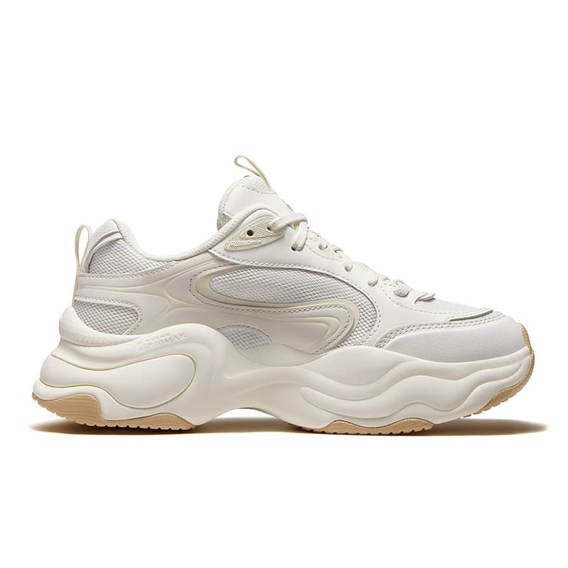 Кроссовки FILA FUSION BUBBLE DX Массивные кроссовки Низкий Топ Снег Туманный серый Женские - изображение 2
