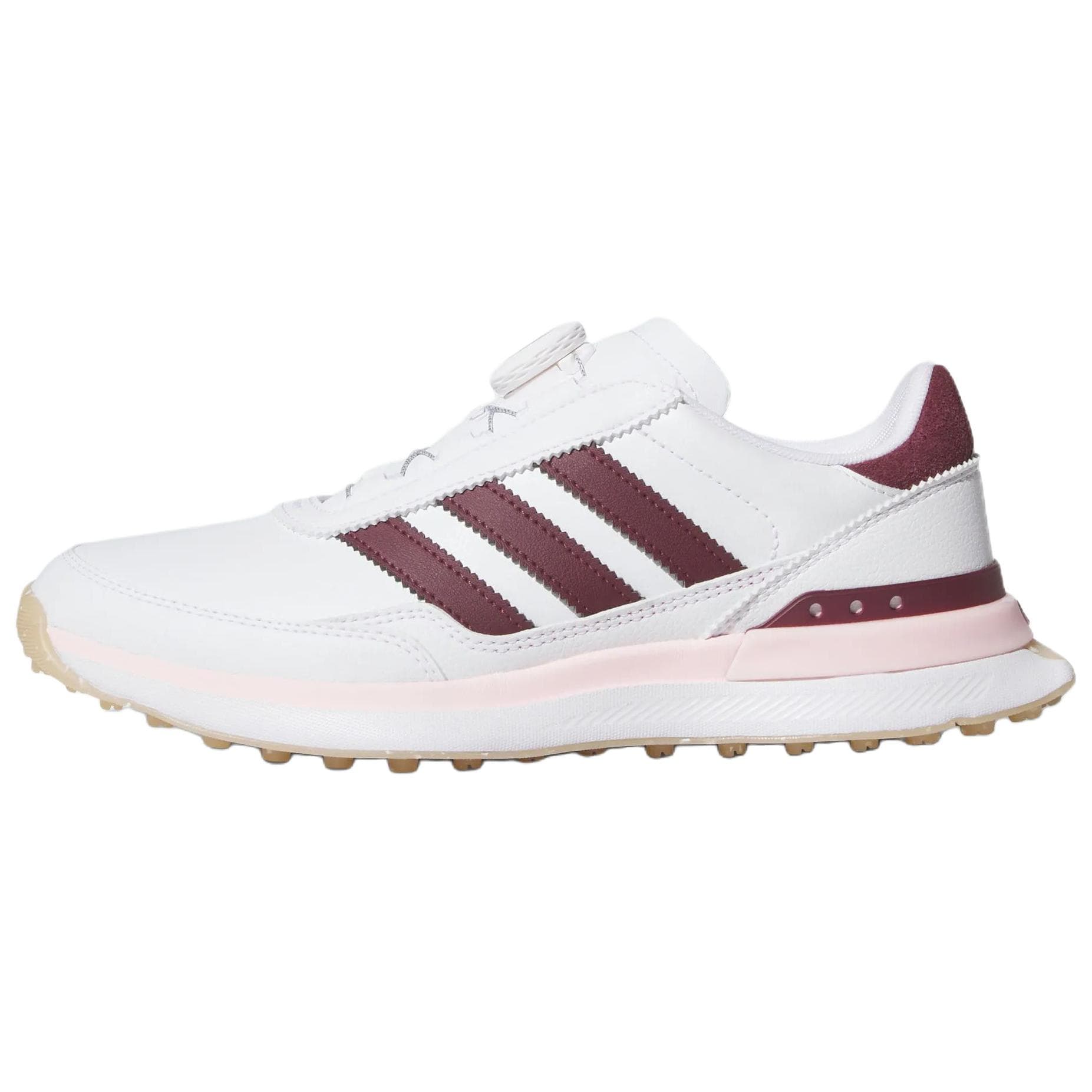 Кроссовки для гольфа Adidas S2G 26 Golf Shoes Low Top Белый Темно-красный Фиолетовый Прозрачный Розовый Женские - изображение 1