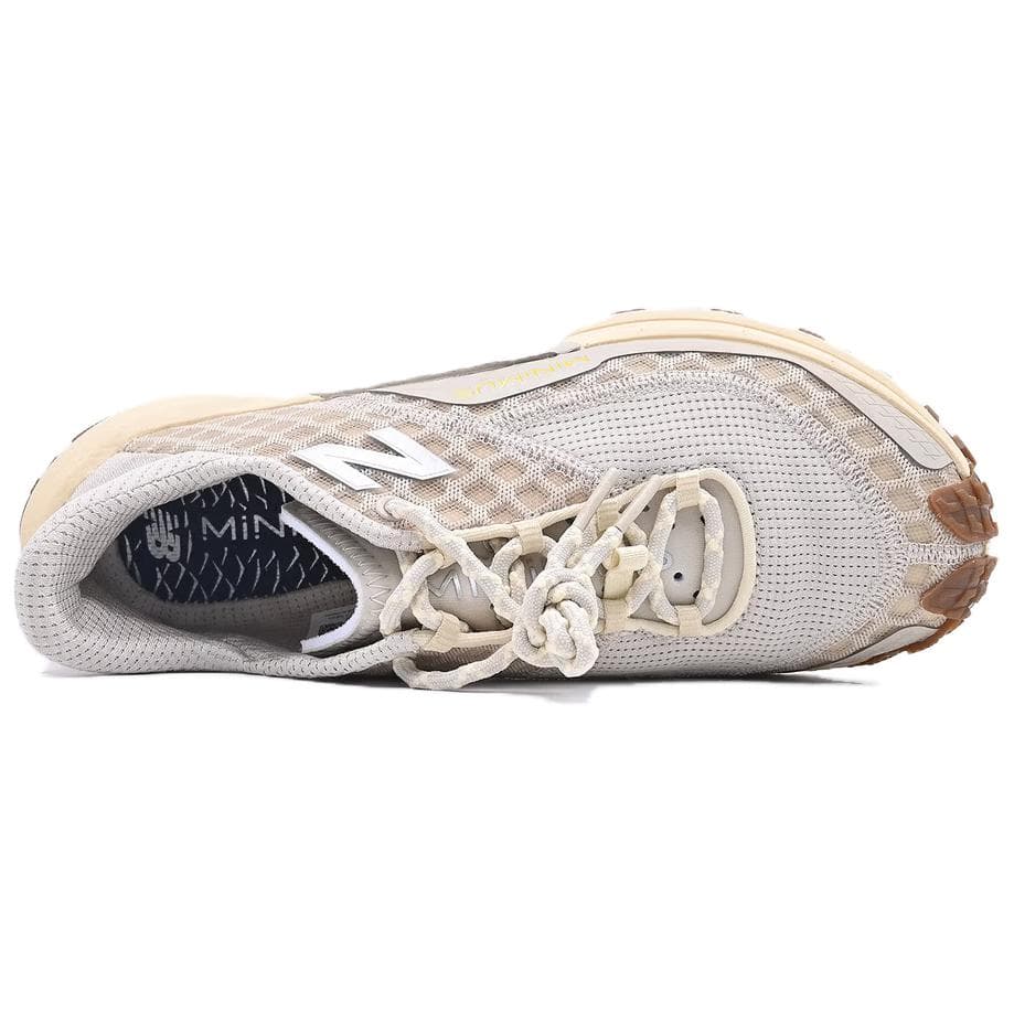 Кроссовки для бега New Balance Minimus Trail Беговые кроссовки Низкий Топ Экрю Светло-серый Коричневый Женские - изображение 4
