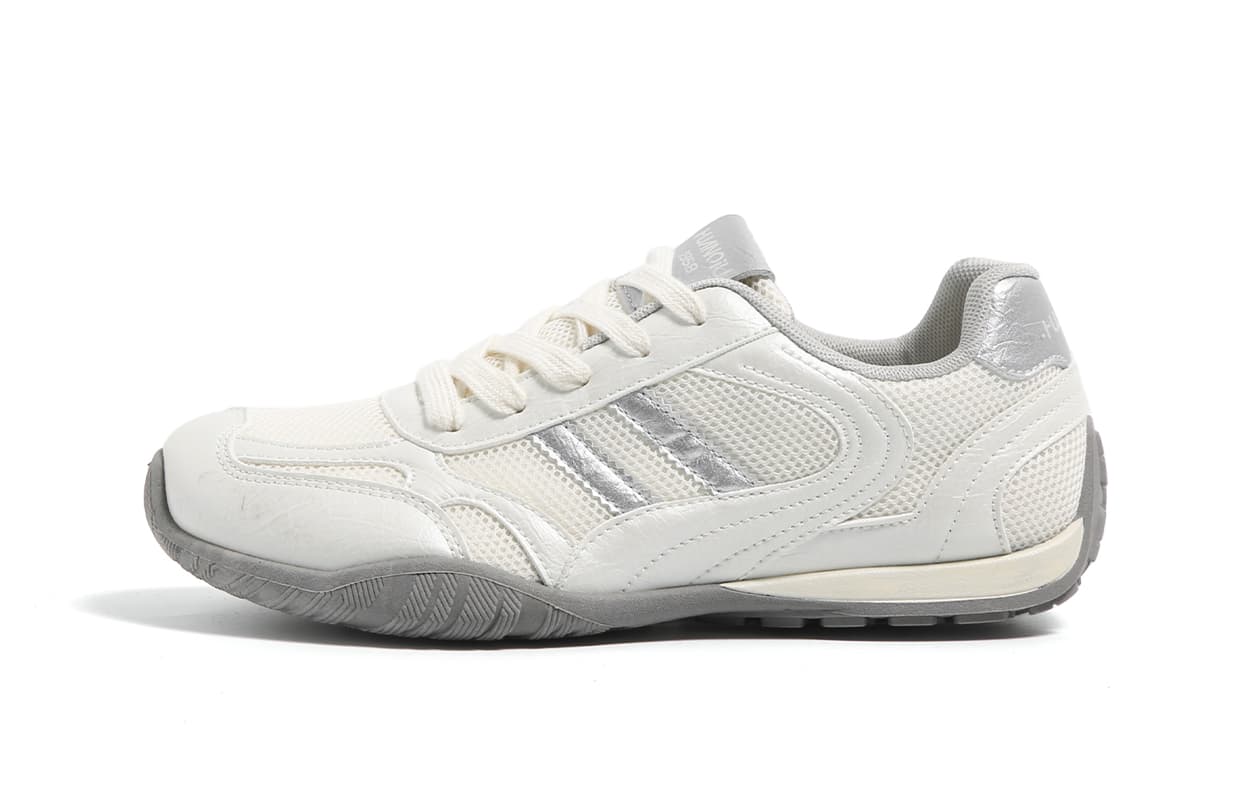 Кроссовки HUANQIU Повседневная обувь Low Топ Pearl White Женские - изображение 1
