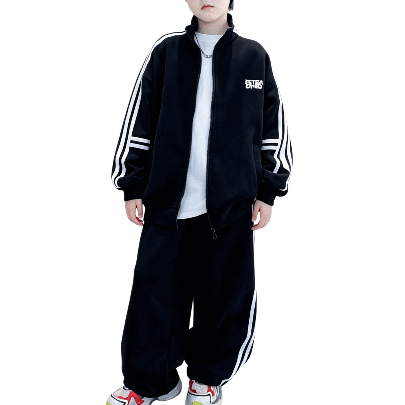 Nome Черный Школьный возраст Повседневные спортивные костюмы Наборы - изображение 1
