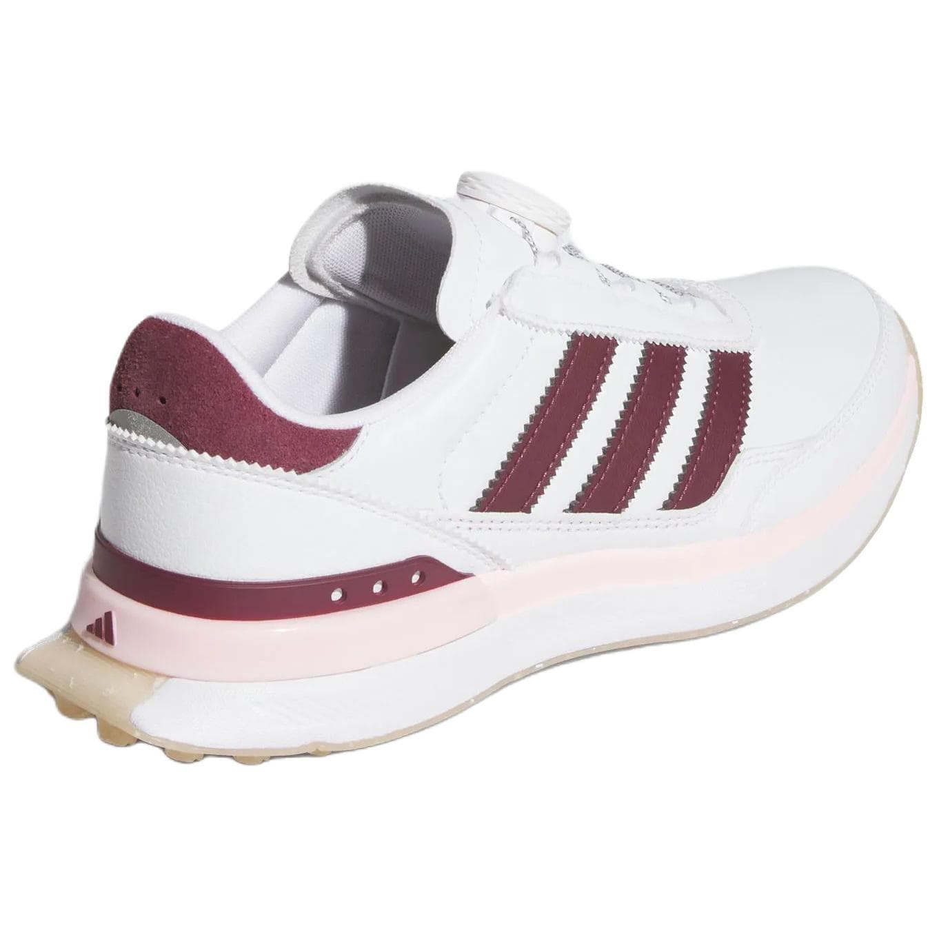 Кроссовки для гольфа Adidas S2G 26 Golf Shoes Low Top Белый Темно-красный Фиолетовый Прозрачный Розовый Женские - изображение 4