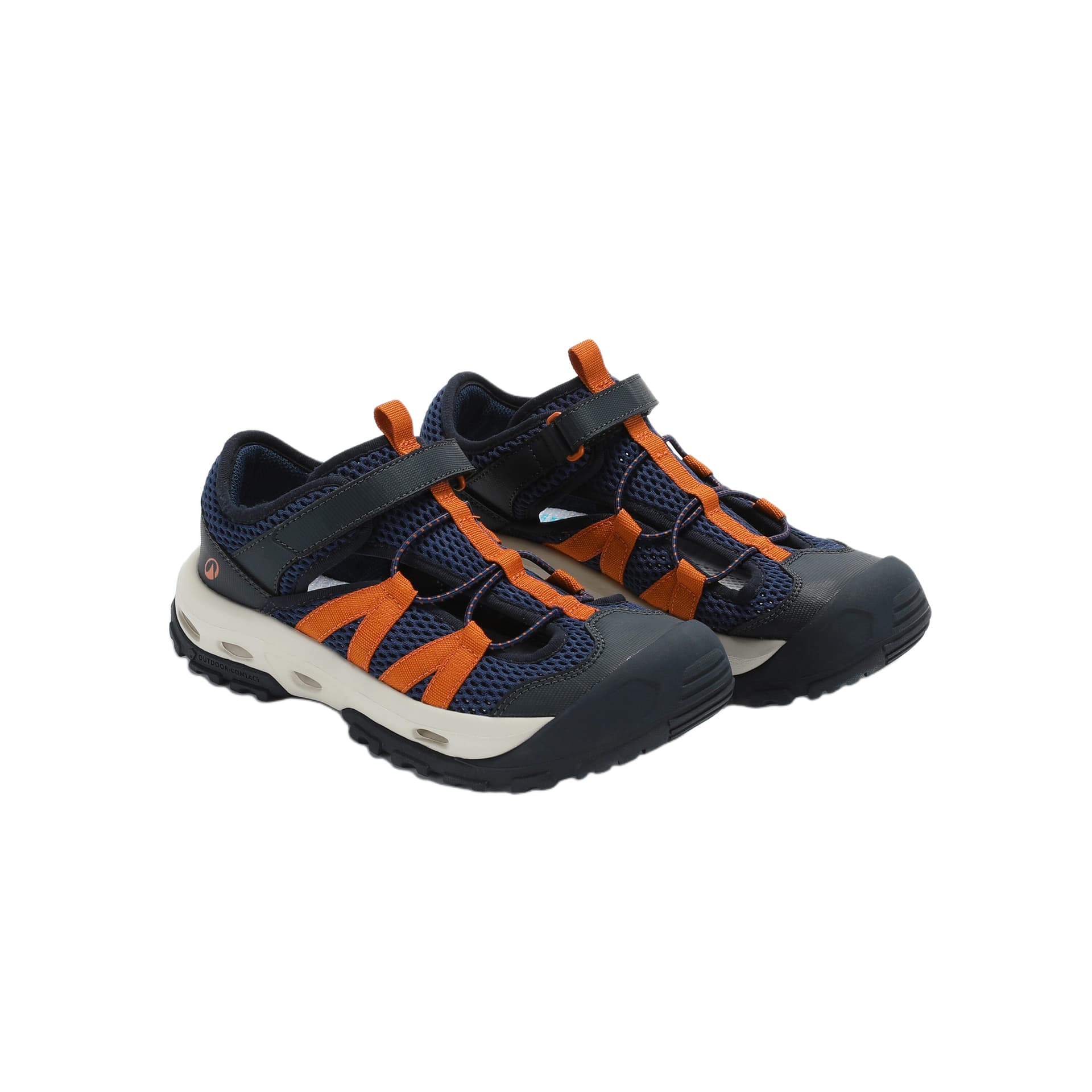 Сандалии DECATHLON MH500 Детские сандалии Low Топ Темно-синий Угольно-серый Железно-красный Kids - изображение 4