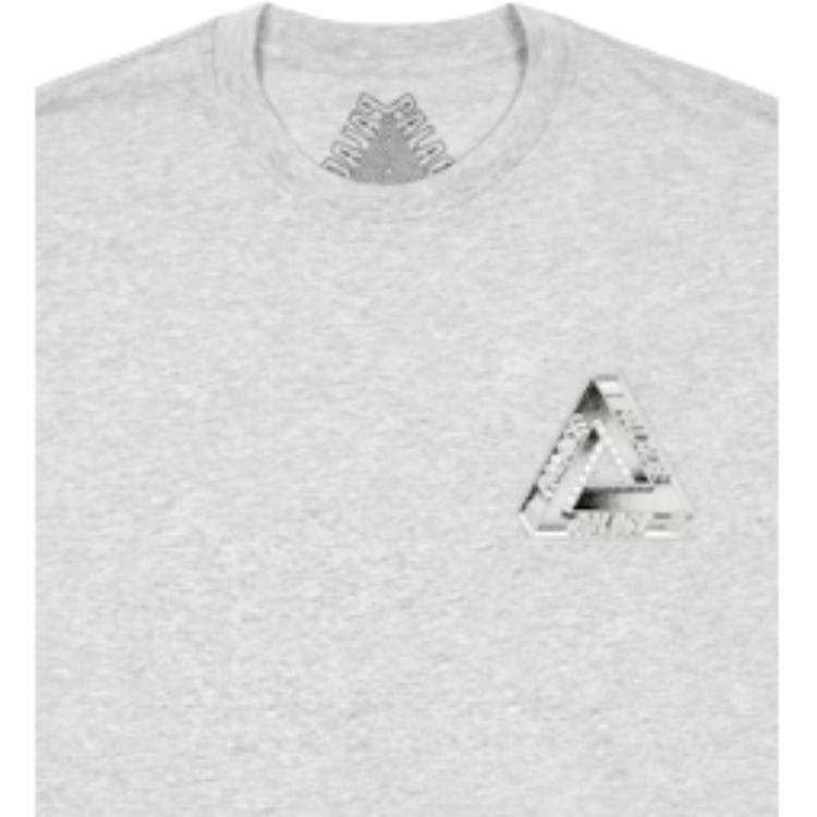 Футболка PALACE SS26 TRI GIRDERS T-SHIRT GREY MARL T - изображение 4