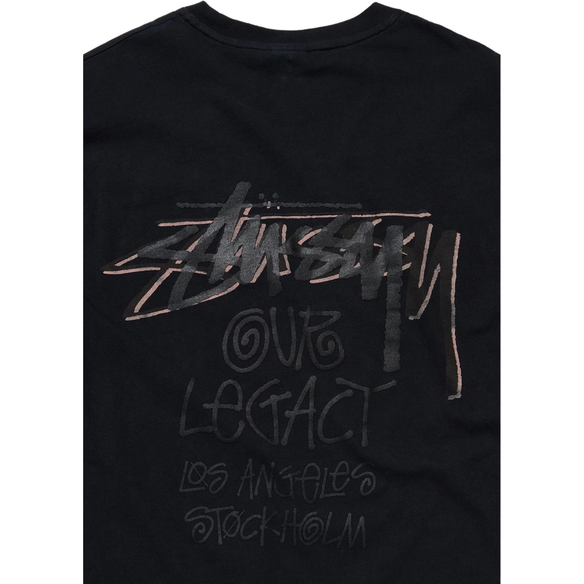 Футболка Stussy OUR LEGACY Черный Унисекс T-рубашки - изображение 3