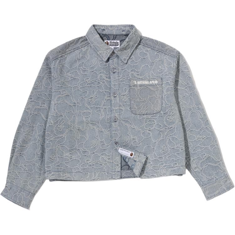A BATHING APE FW26 Женские Джинсовые Куртки - изображение 6
