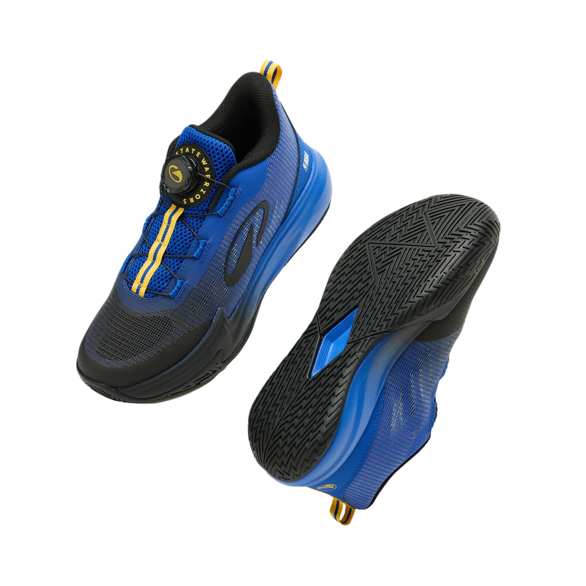 Кроссовки для баскетбола DECATHLON FAST500 Детские баскетбольные кроссовки Low Топ Яркий Индиго Дымчатый Черный Kids - изображение 2