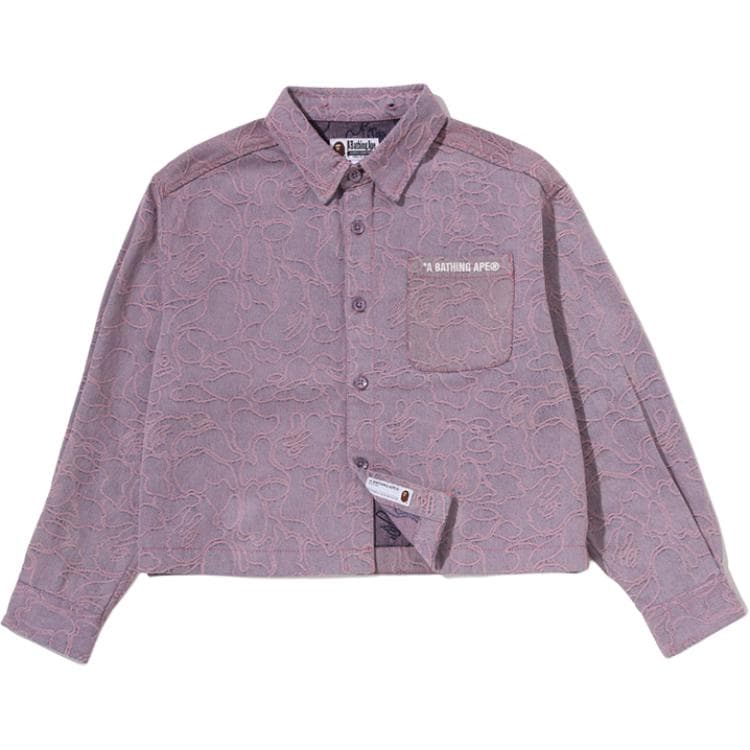 A BATHING APE FW26 Женские Джинсовые Куртки - изображение 3