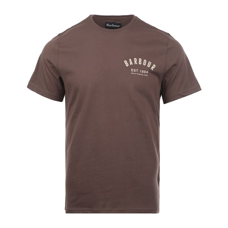 Футболка BARBOUR Темно-фиолетовые Мужские T-рубашки - изображение 1