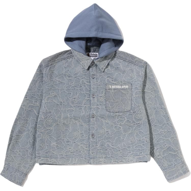 A BATHING APE FW26 Женские Джинсовые Куртки - изображение 4
