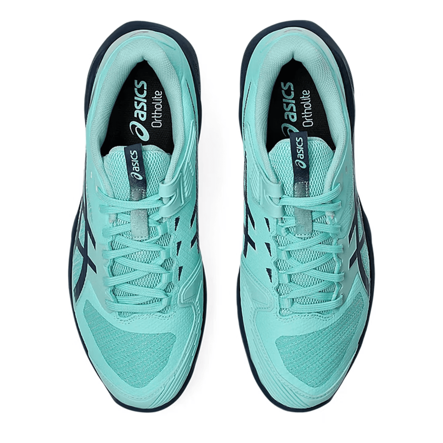 Кроссовки для тенниса ASICS SOLUTION SPEED FF 4 Теннисные кроссовки Низкий верх Синий Зеленый Мужской - изображение 2