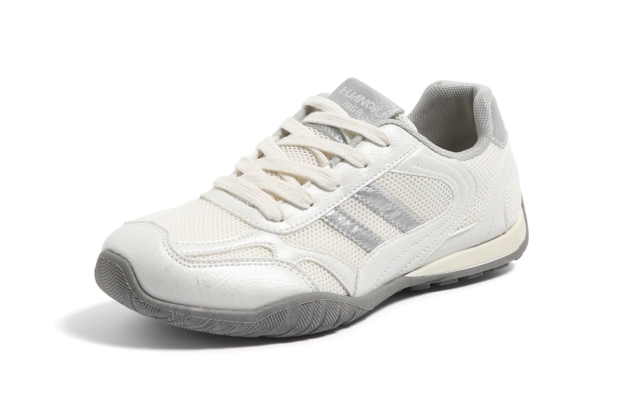 Кроссовки HUANQIU Повседневная обувь Low Топ Pearl White Женские - изображение 2