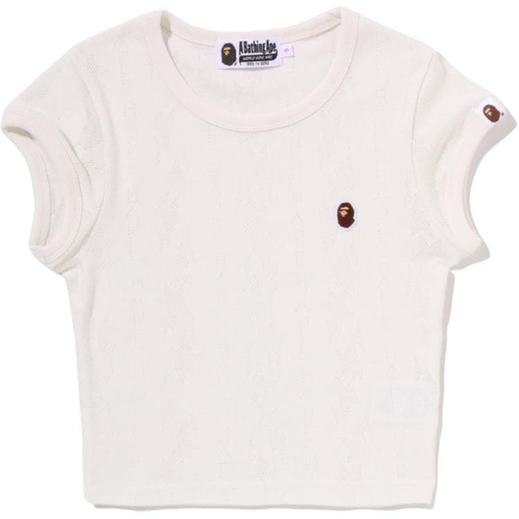 Футболка A BATHING APE FW26 Экрю Женские T-рубашки - изображение 1
