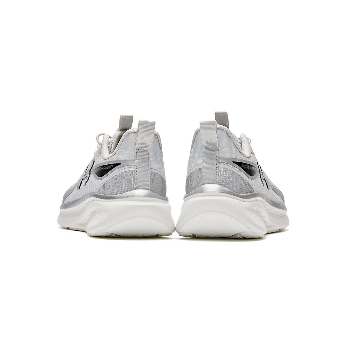 Кроссовки Under Armour Running Collection Детские беговые кроссовки Low Топ Белый Серый Kids - изображение 4