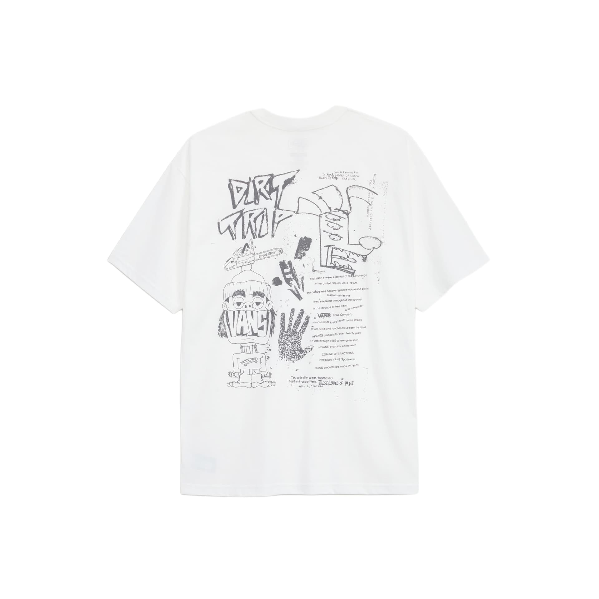 Футболка VANS Белый Мужской T-Shirt - изображение 2
