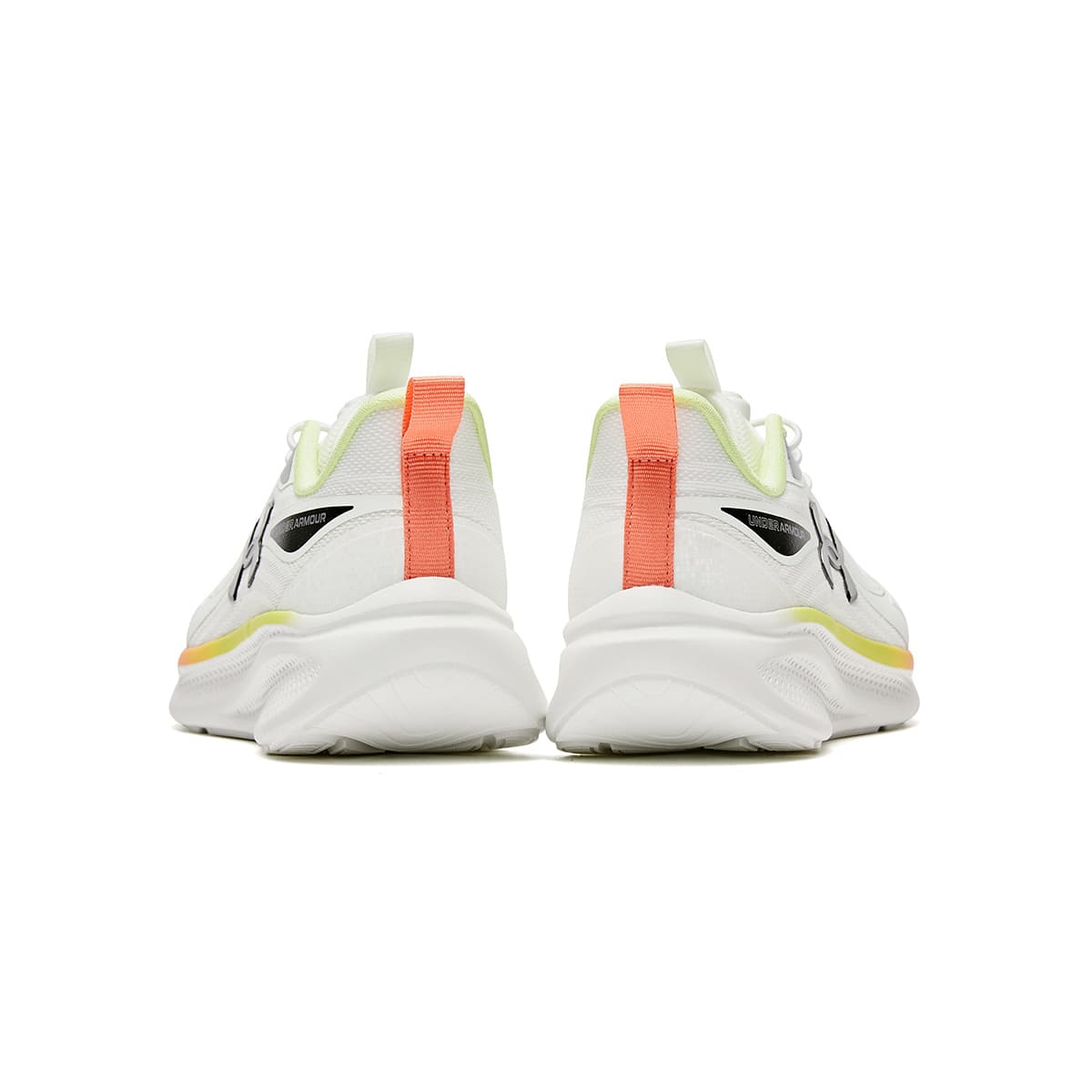 Кроссовки Under Armour Running Collection Детские беговые кроссовки Low Топ Белый Оранжевый Kids - изображение 4