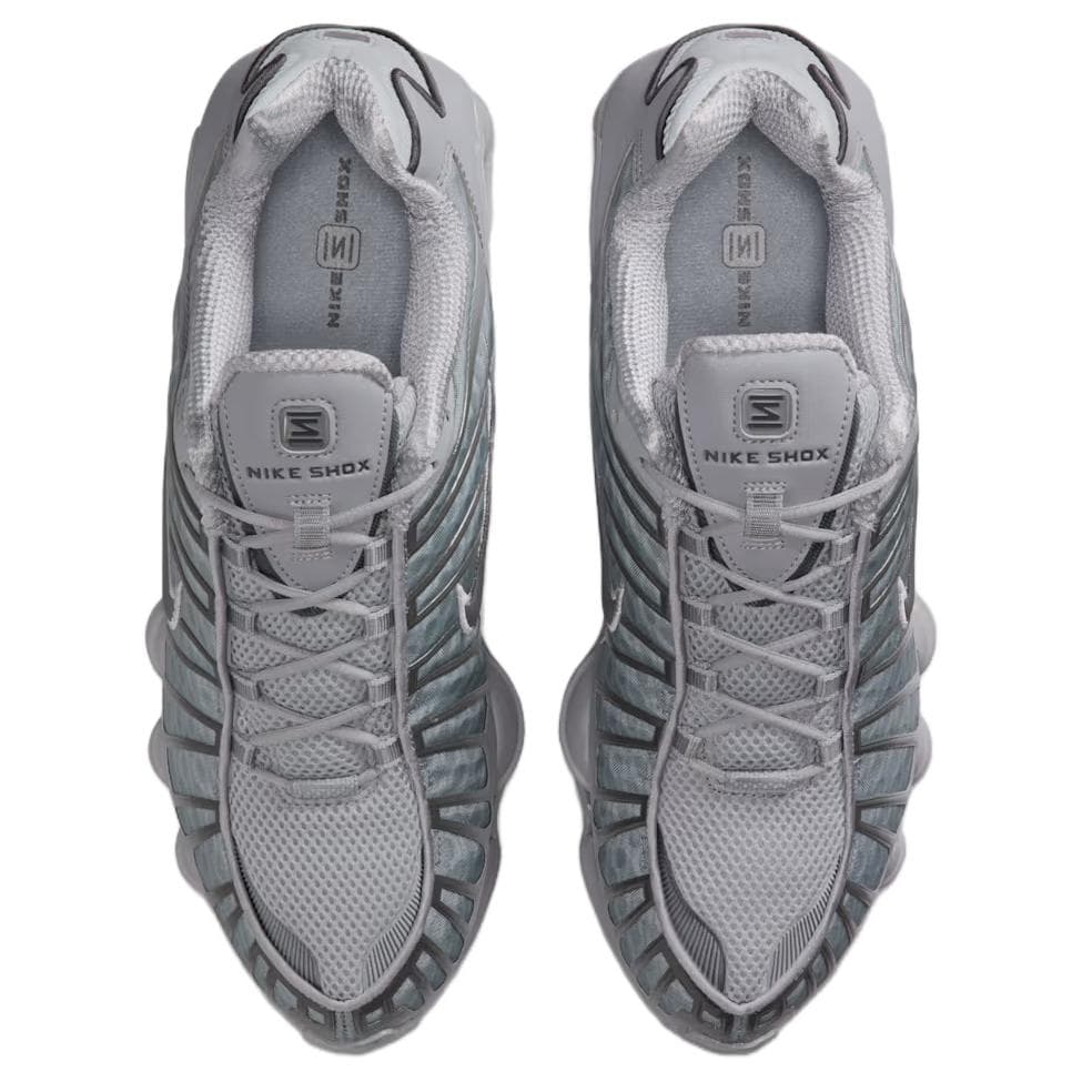 Кроссовки NIKE Shox TL Ткань Модный Амортизация Дышащий Поддержка Low Топ Повседневная обувь Унисекс Серый - изображение 4