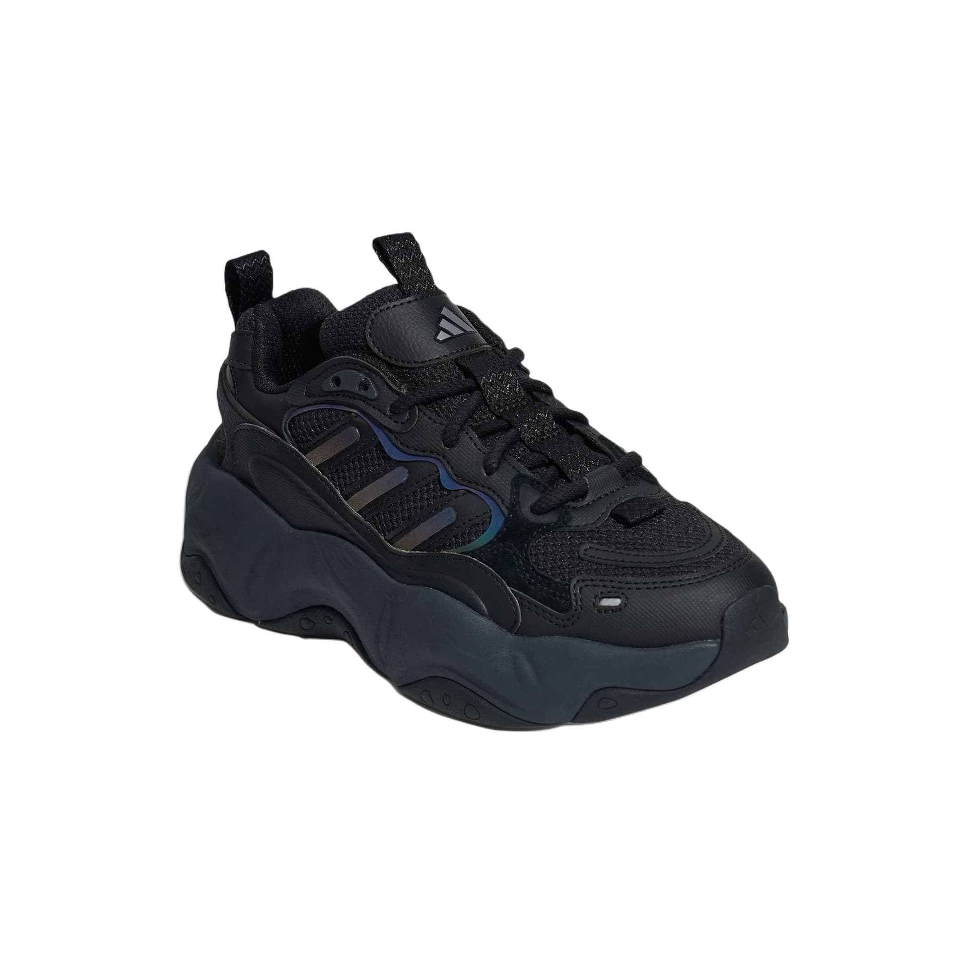 Кроссовки Adidas Vallina массивные кроссовки низкий топ черный угольно-черный яркий металл железно-серый женский - изображение 3
