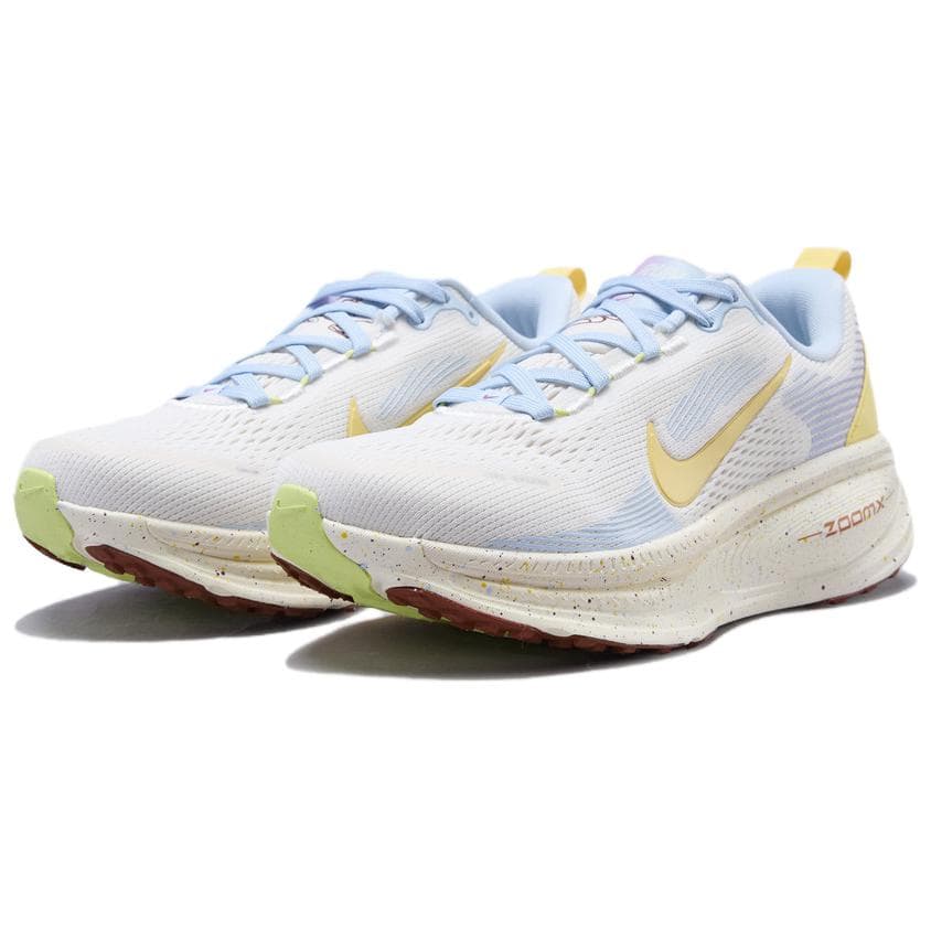 Кроссовки для бега NIKE Vomero 18 Беговые кроссовки Low Топ Желто-синий Белый Женские - изображение 3