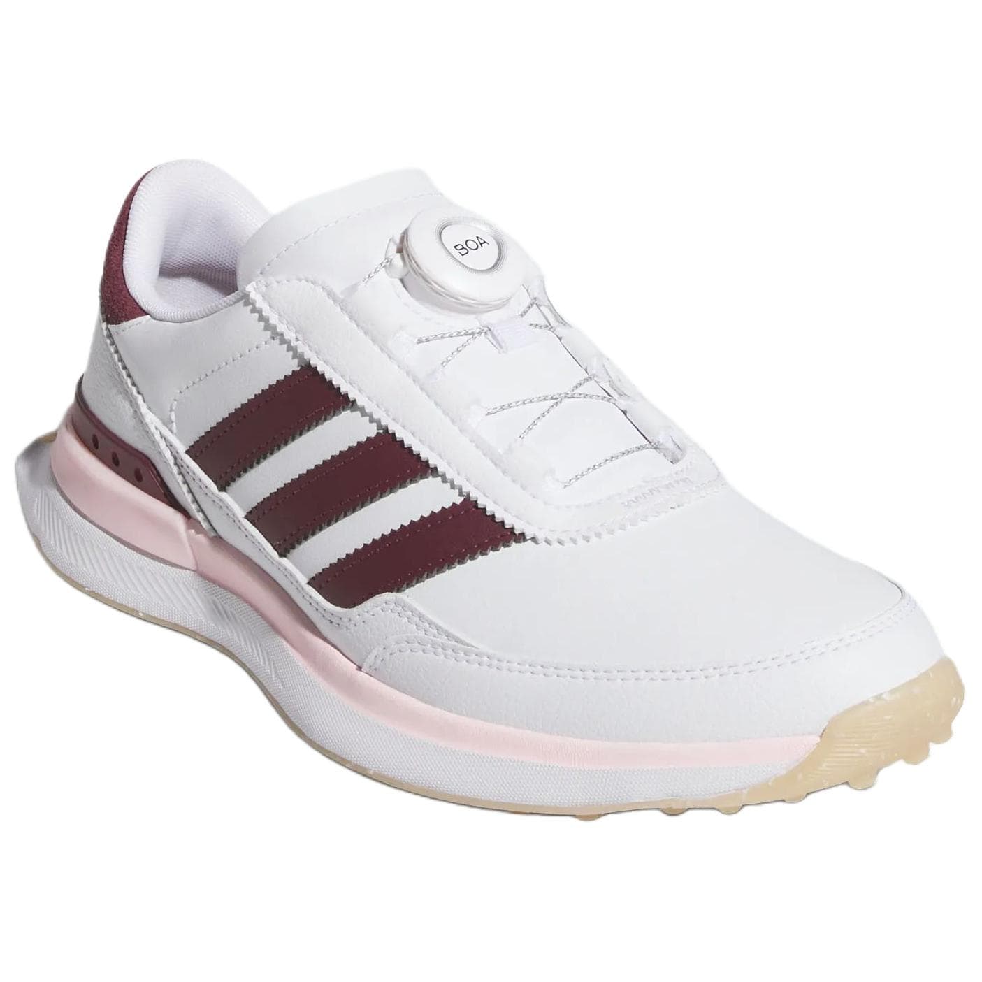 Кроссовки для гольфа Adidas S2G 26 Golf Shoes Low Top Белый Темно-красный Фиолетовый Прозрачный Розовый Женские - изображение 3
