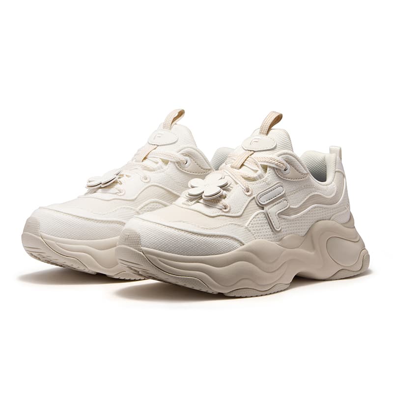 Кроссовки FILA FUSION BUBBLE DX Массивные кроссовки Низкий Топ Снег Пена Белый Женские - изображение 3