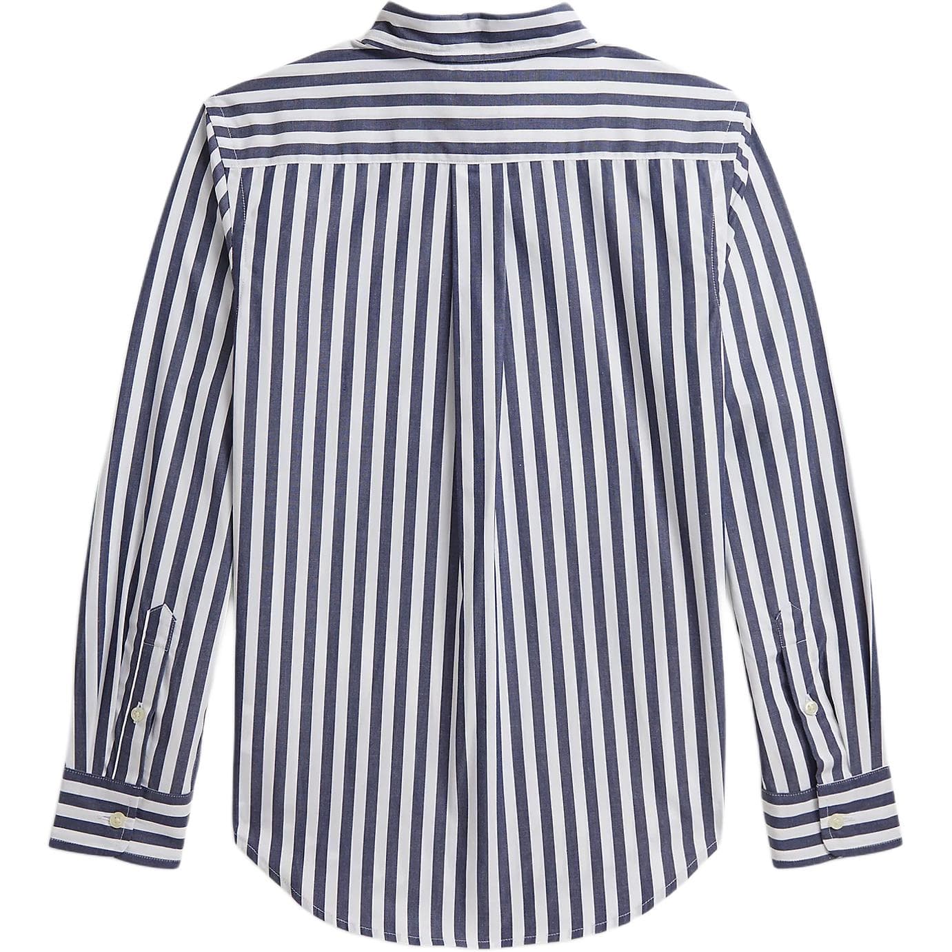 Polo Ralph Lauren Морской Синий и Белый Детские Повседневные Рубашки - изображение 2