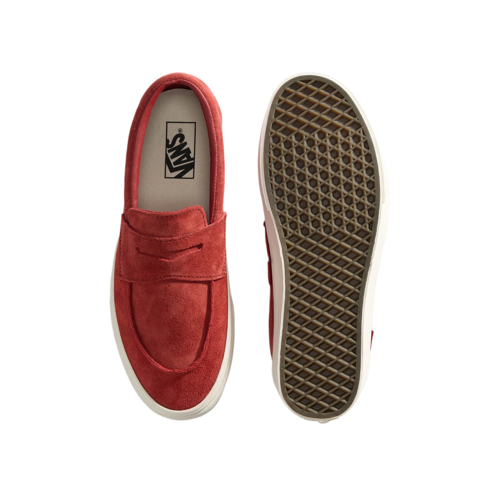 Лоферы VANS Loafer 53 Лоферы Красный Зефир Белый Унисекс - изображение 4