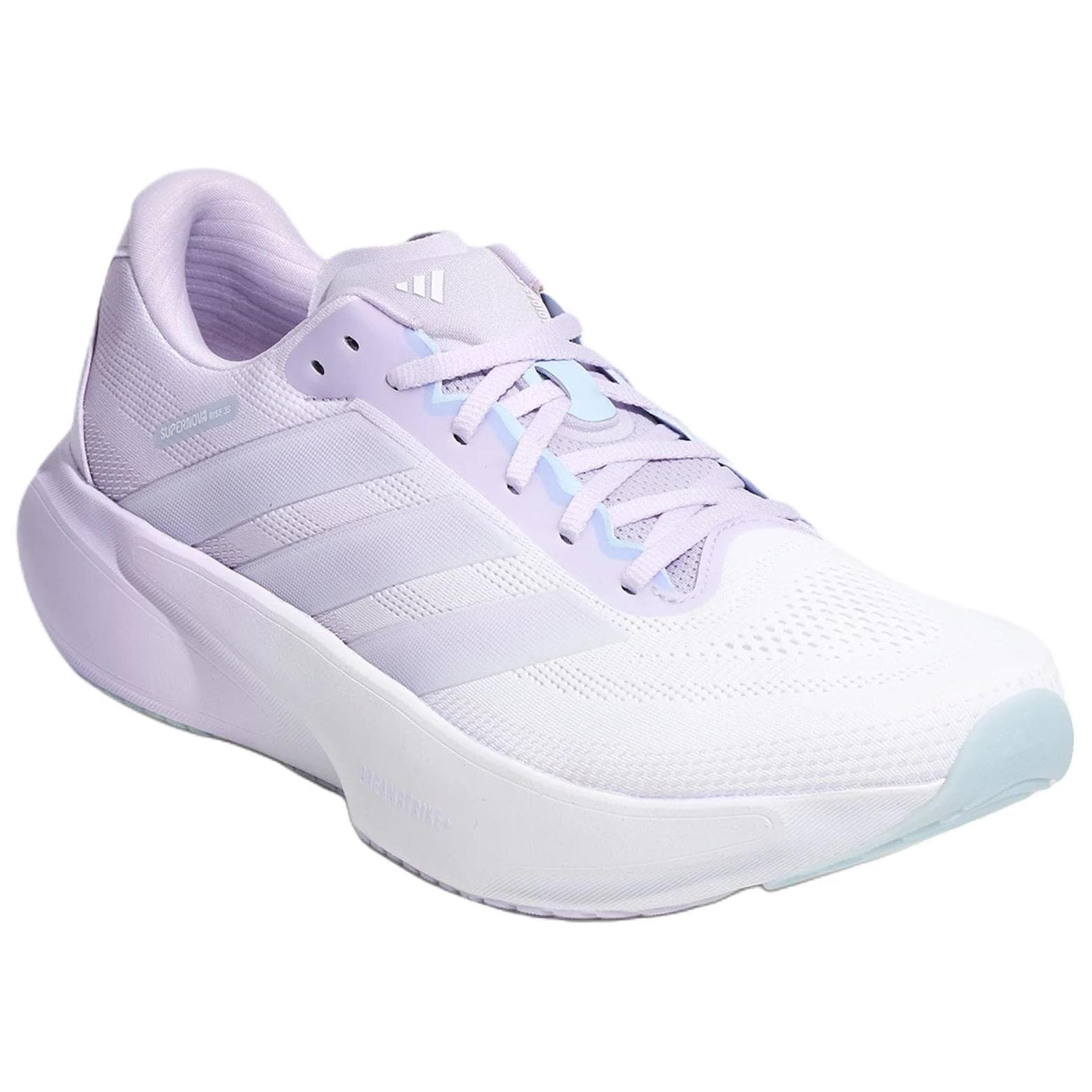 Кроссовки для бега Adidas SUPERNOVA RISE 3S Беговые кроссовки Белый Светло-фиолетовый Женские - изображение 3