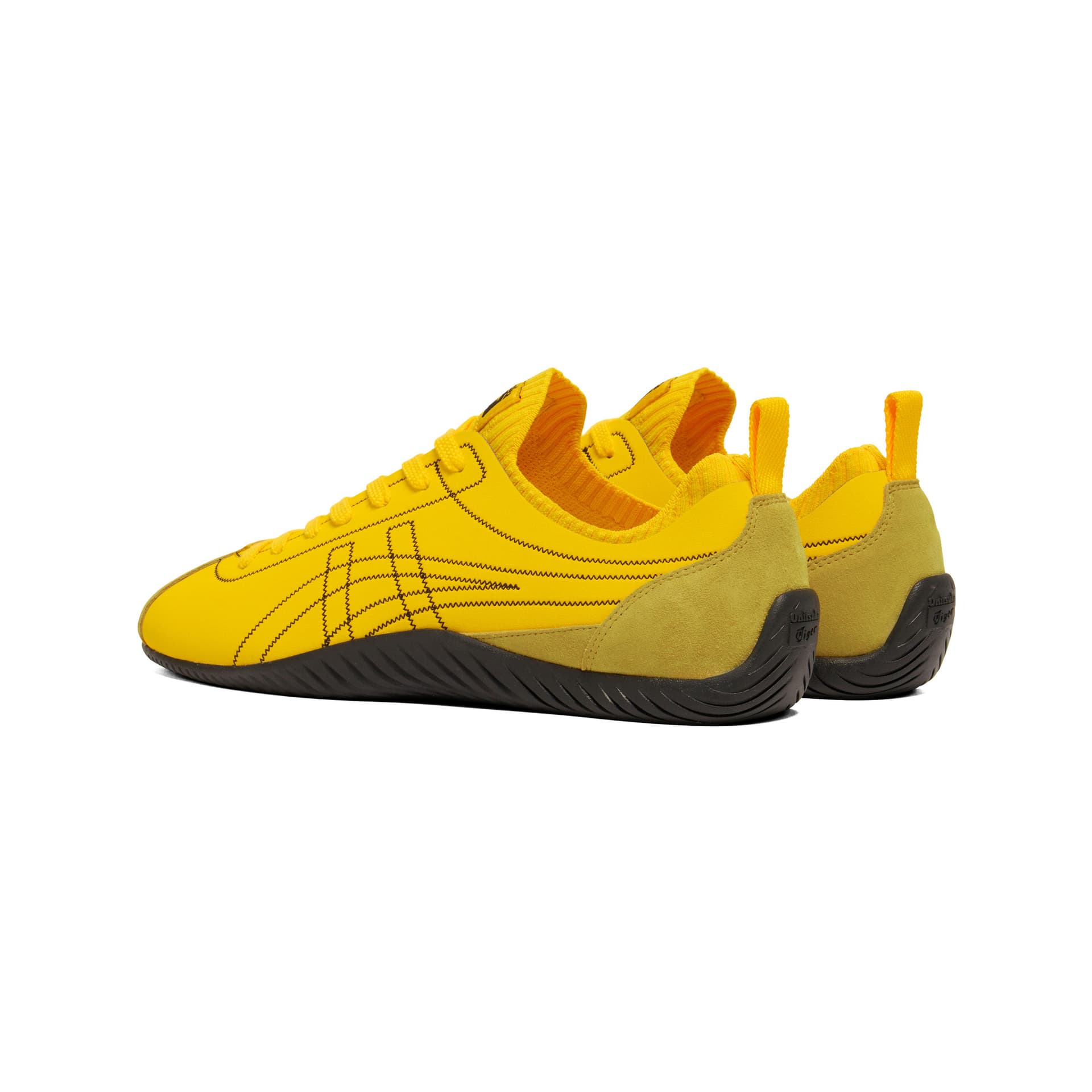 Кроссовки Onitsuka Tiger Sclaw Low Top Повседневная Обувь Унисекс Желтая - изображение 4