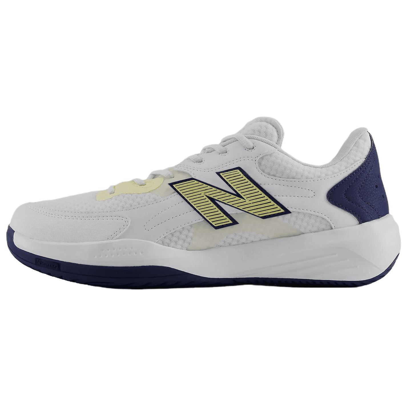 Кроссовки для тенниса New Balance 696v7 Теннисные кроссовки Низкий топ Белый Синий Желтый Мужской - изображение 1
