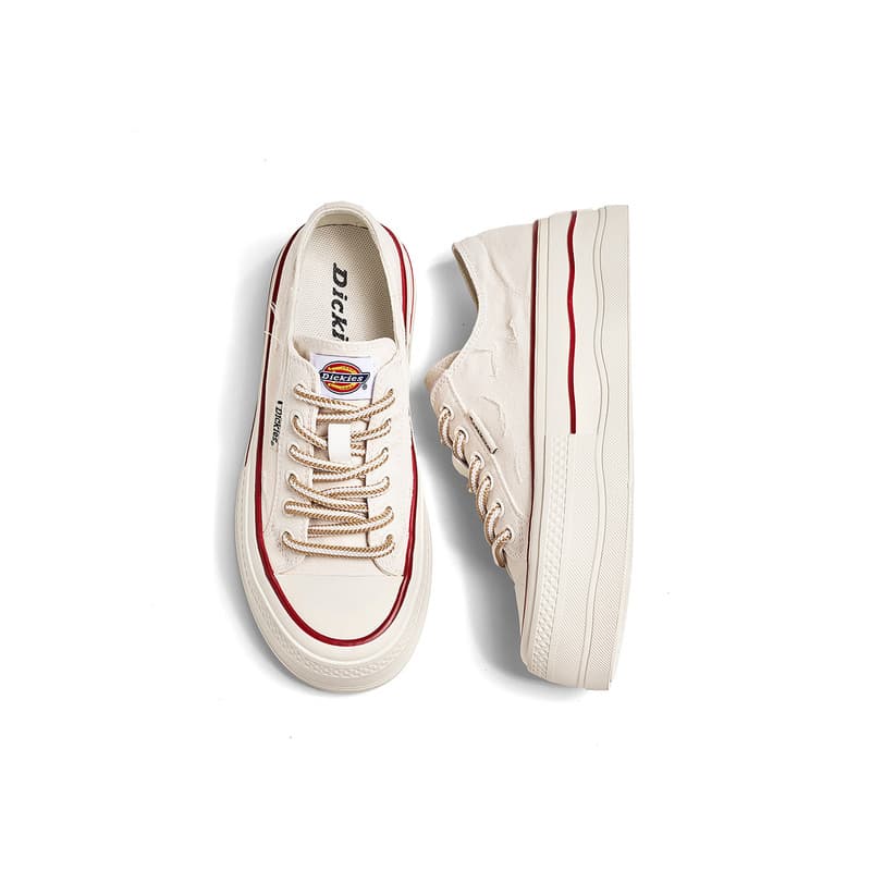 Кеды Dickies Low Top Canvas Shoes Beige Women's - изображение 3