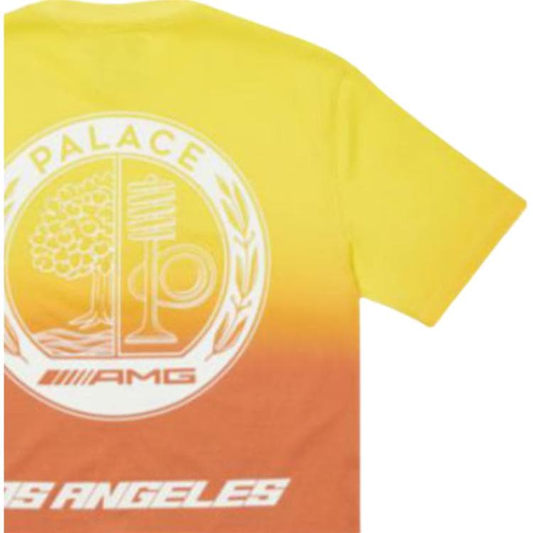 Футболка PALACE x AMG Palace Amg 2.0 Los Angeles T-shirt Yelloworange T - изображение 4