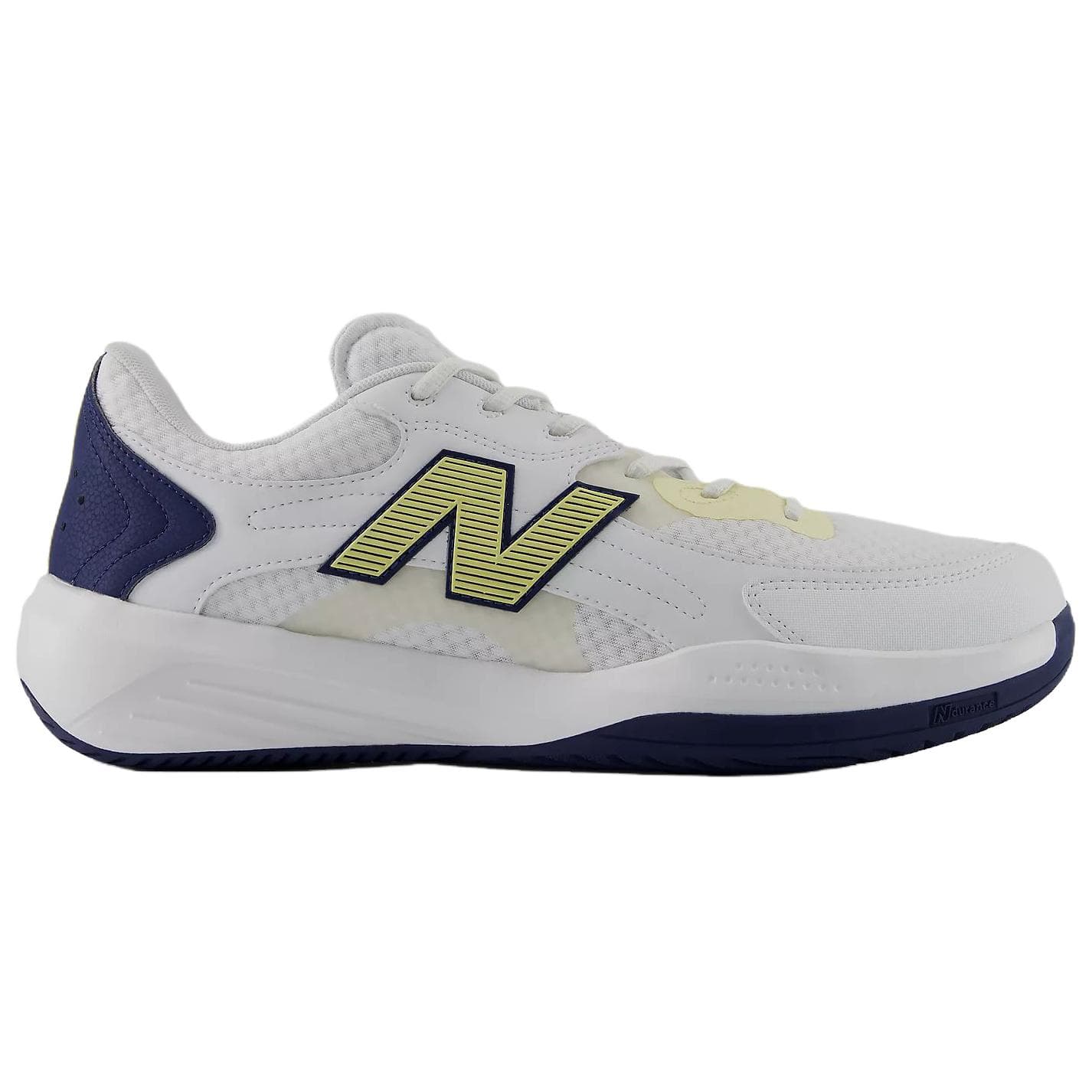 Кроссовки для тенниса New Balance 696v7 Теннисные кроссовки Низкий топ Белый Синий Желтый Мужской - изображение 2