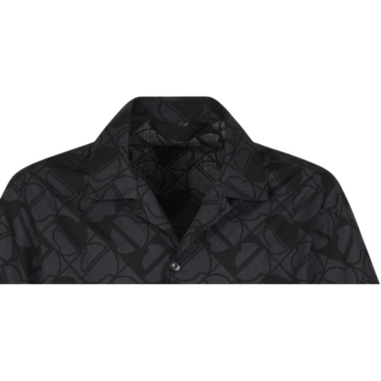 Рубашка MONCLER Мужские Черные Рубашки - изображение 5
