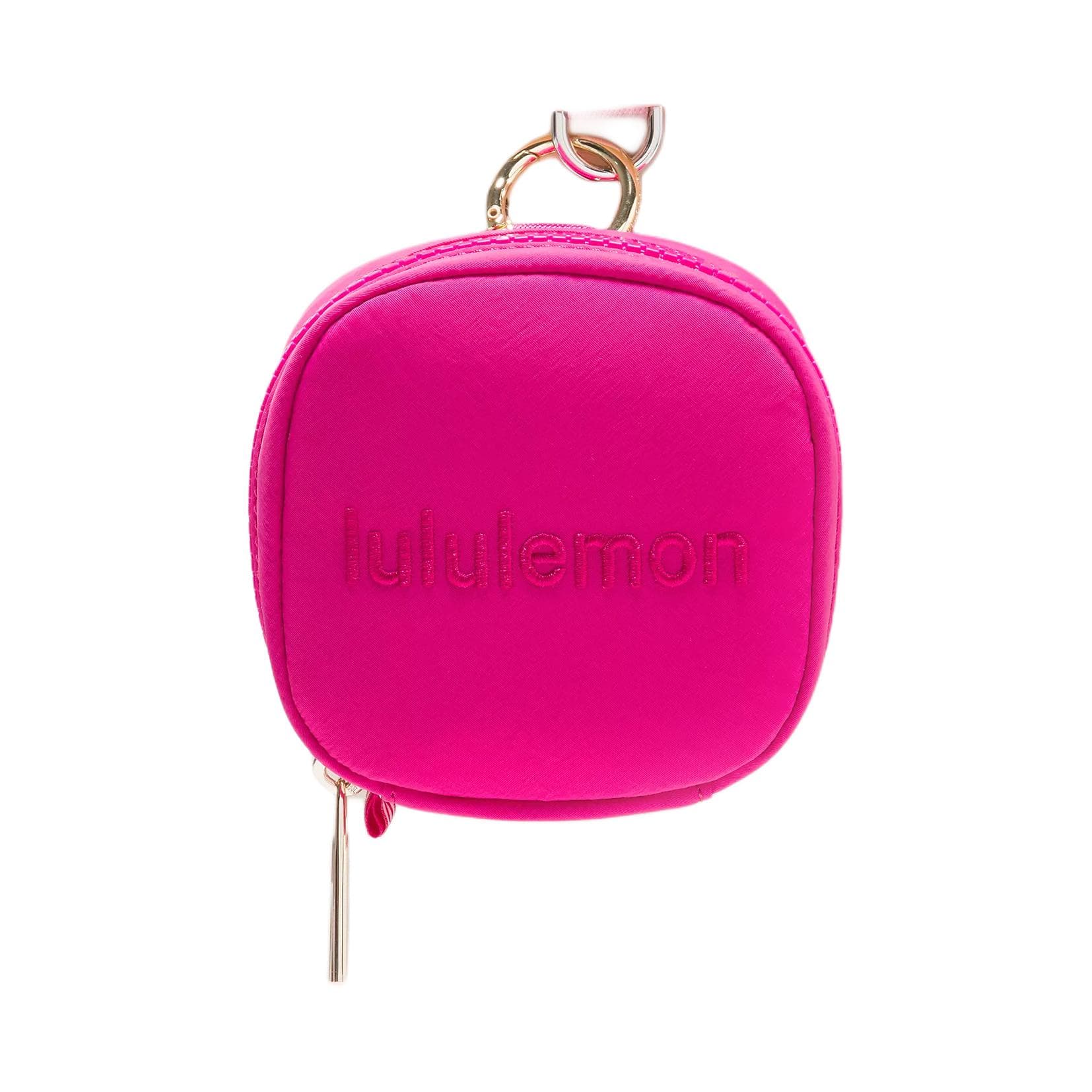 Портмоне Lululemon Clippable Нейлон с Полиэстером Волокно Монетницы Женские Блестящий Розовый и Золото - изображение 2