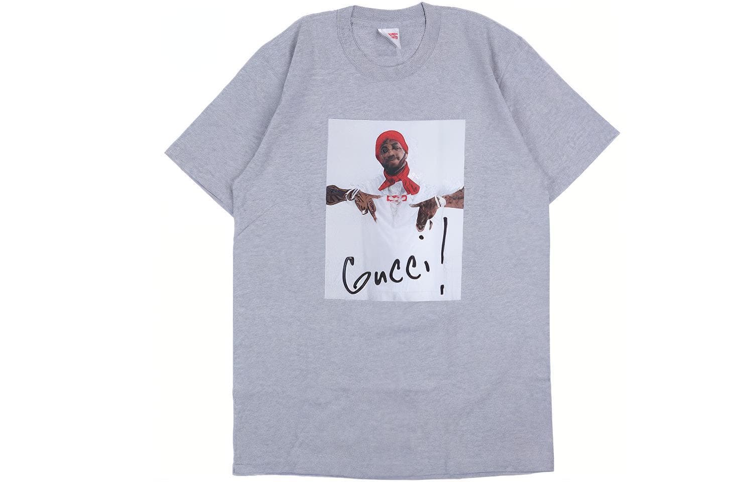 Футболка Supreme FW16 Gucci Mane Tee Grey - изображение 1