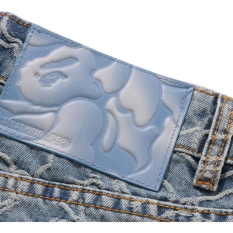 A BATHING APE SS26 Джинсовые шорты Женские - изображение 5