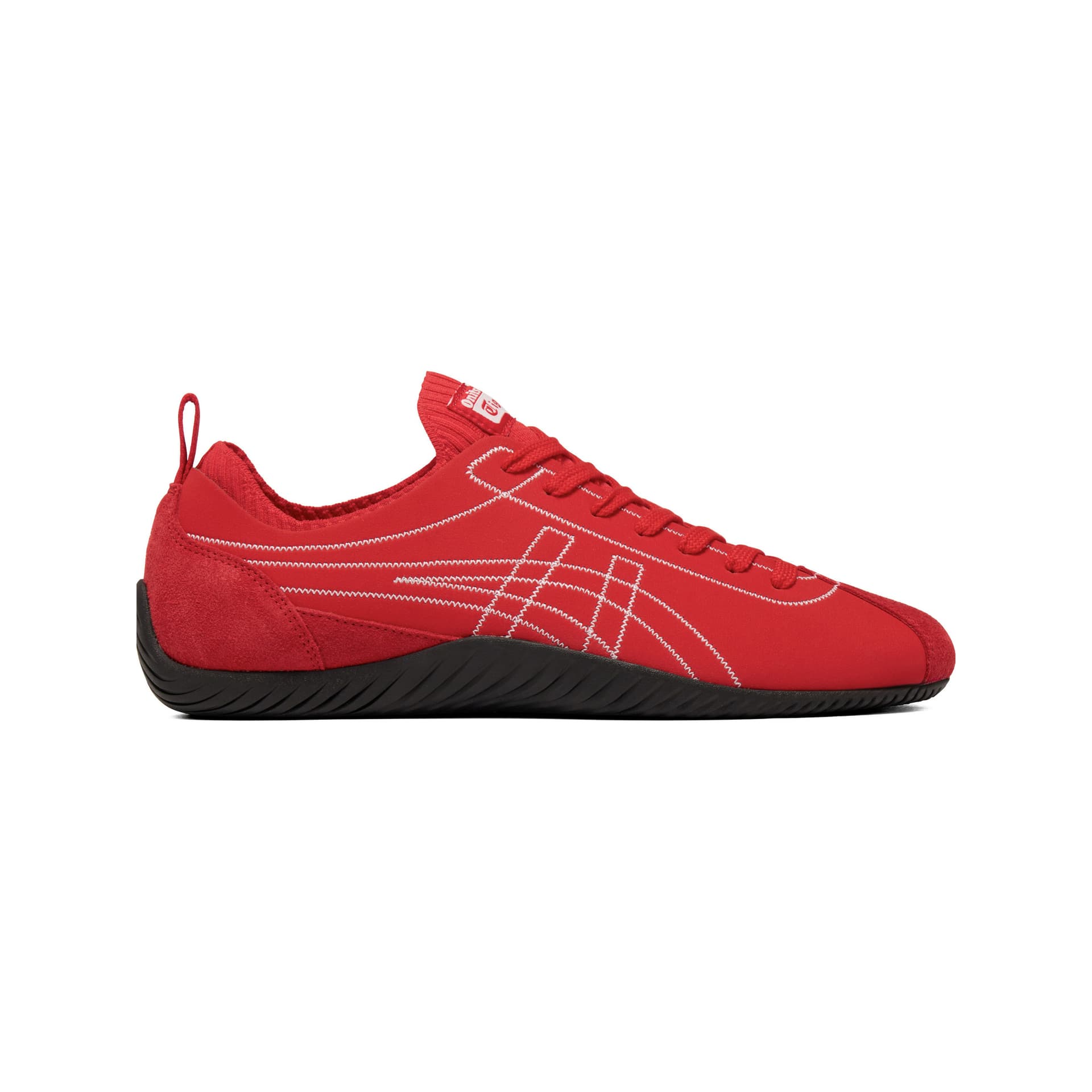 Кроссовки Onitsuka Tiger Sclaw Удобные Низкие Повседневные Кеды Немецкой Армии (GAT) Унисекс Красные - изображение 2