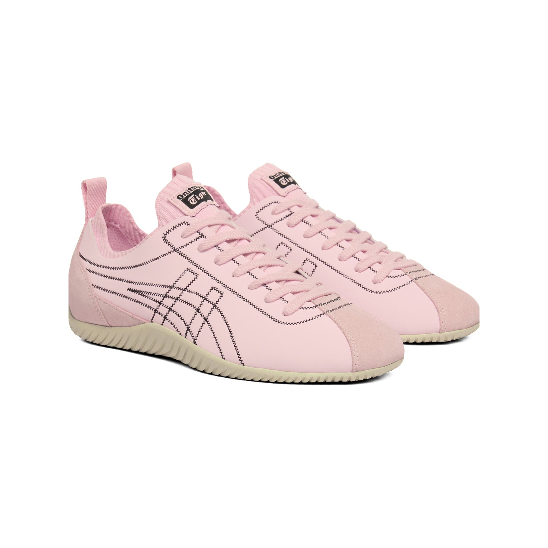Кроссовки Onitsuka Tiger Sclaw Low Top Повседневная Обувь Унисекс Розовая - изображение 3