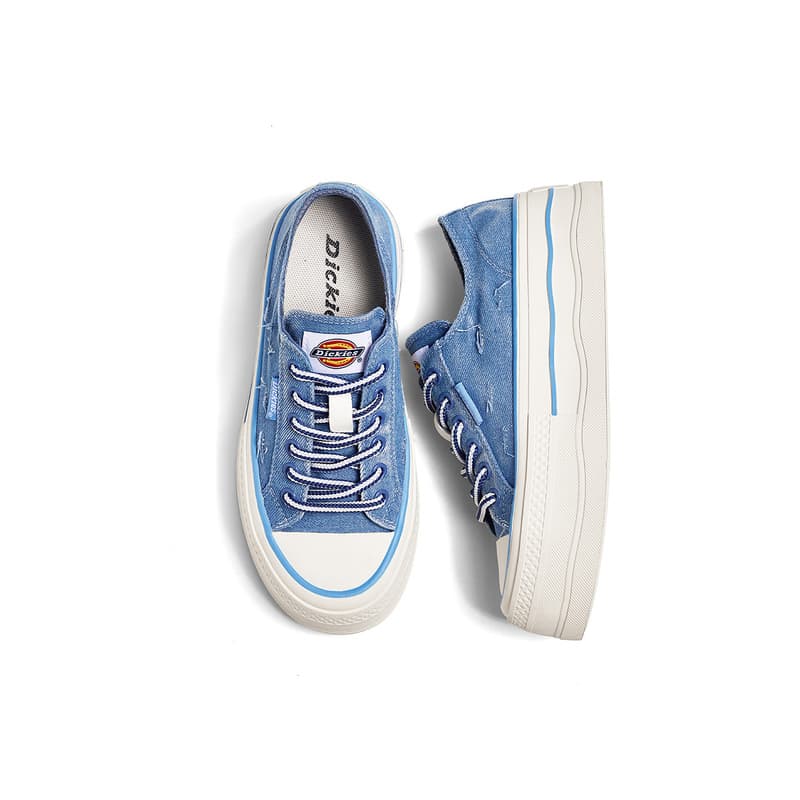 Кеды Dickies Low Top Canvas Shoes Джинсовый Синий Женские - изображение 3