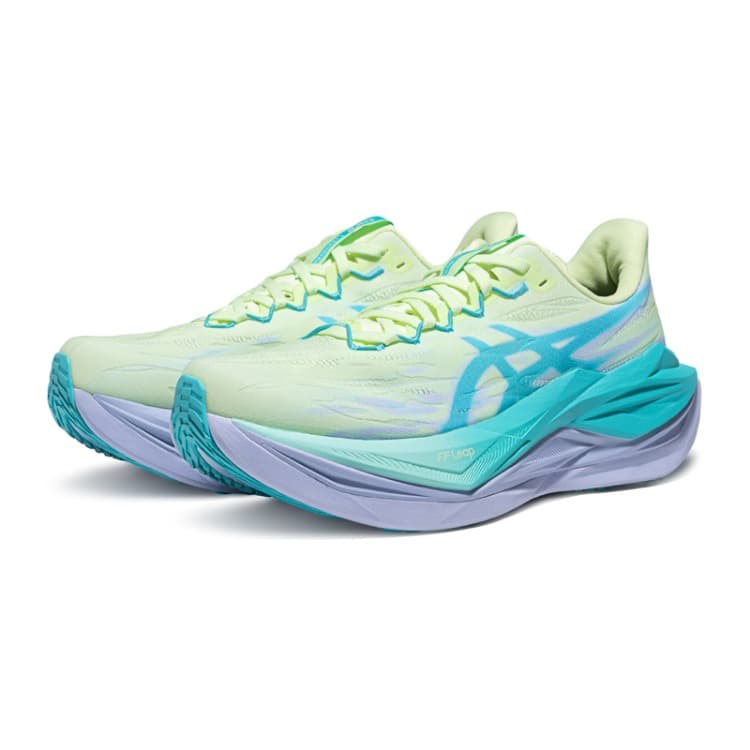 Кроссовки для бега ASICS SUPERBLAST 3 Беговые кроссовки Низкий Топ Желтый Зеленый Синий Зеленый Унисекс - изображение 3