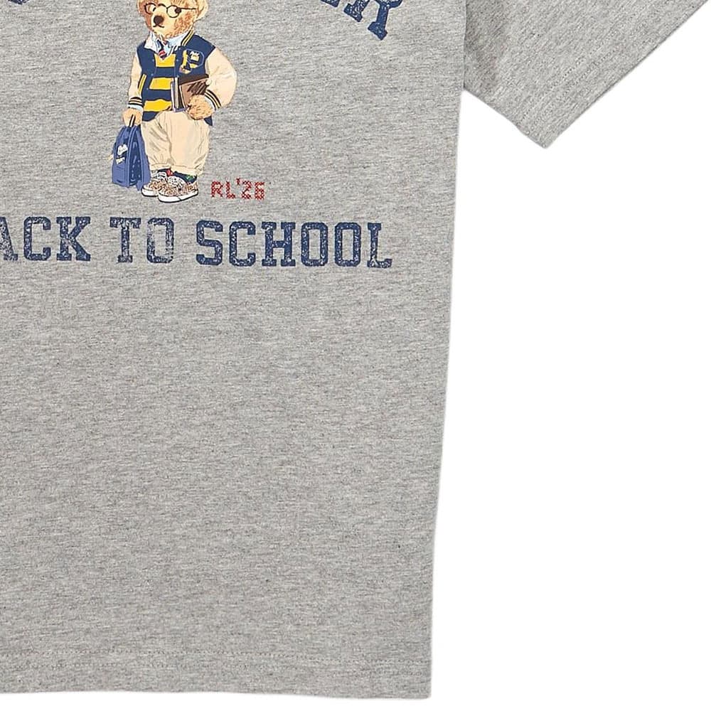 Футболка Polo Ralph Lauren Polo Bear Серый Kids T-рубашки - изображение 3