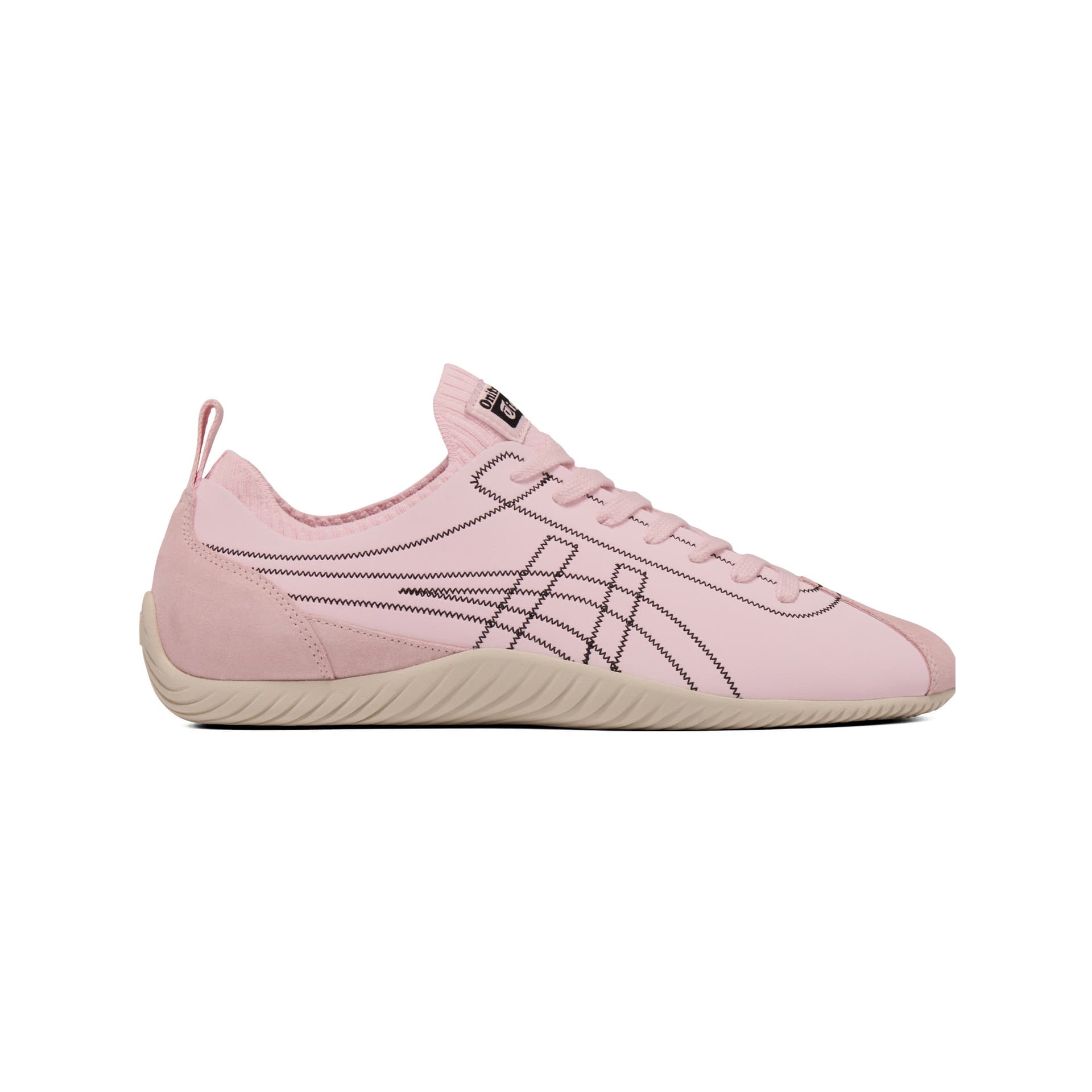 Кроссовки Onitsuka Tiger Sclaw Low Top Повседневная Обувь Унисекс Розовая - изображение 2