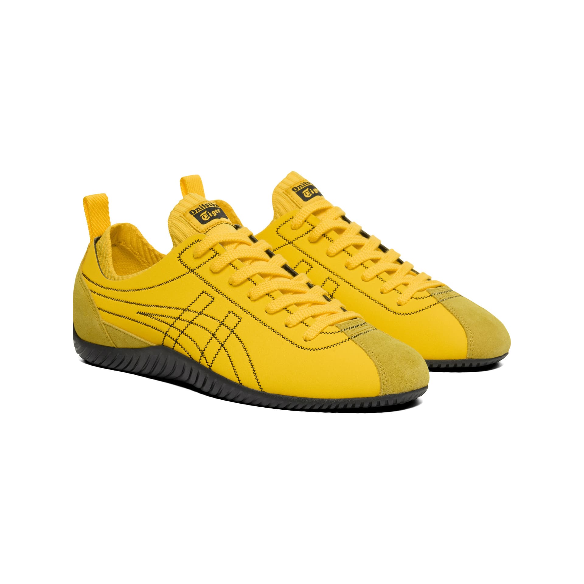 Кроссовки Onitsuka Tiger Sclaw Low Top Повседневная Обувь Унисекс Желтая - изображение 3