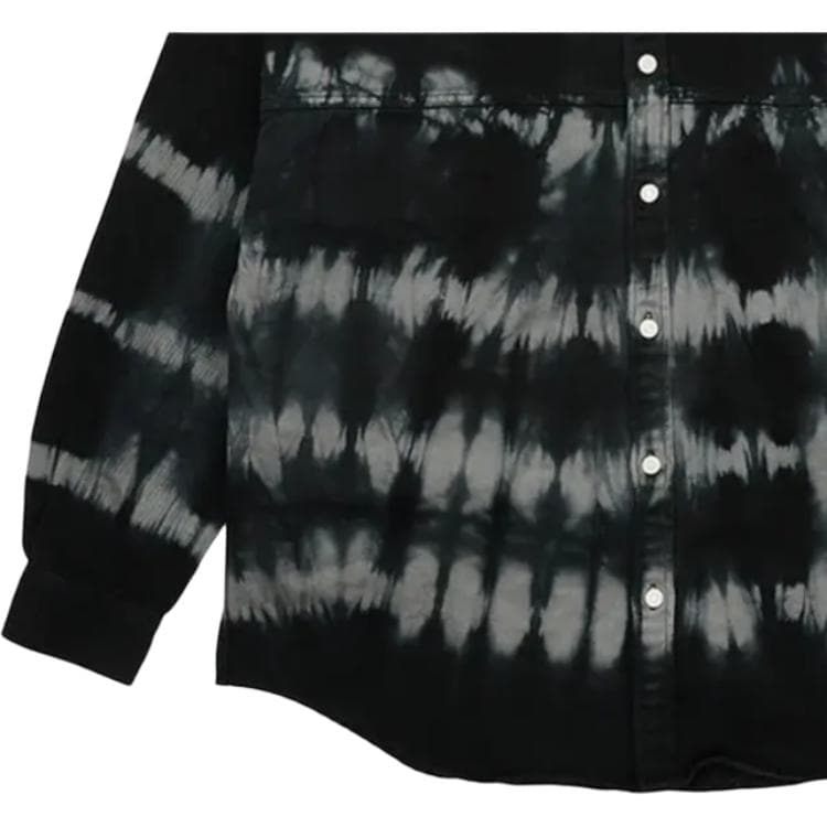 Рубашка PALACE SS22 Tie-dye Shirt Black - изображение 8