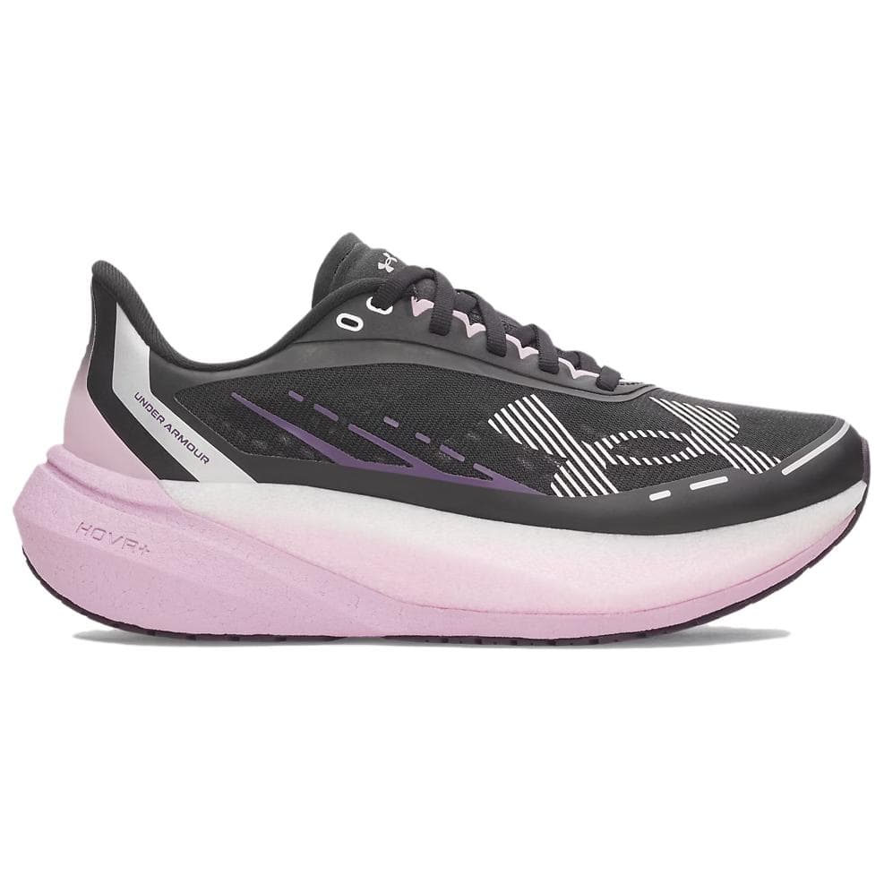 Кроссовки для бега Under Armour Velociti Distance Беговые кроссовки Low Топ Черно-фиолетовый Женские - изображение 2